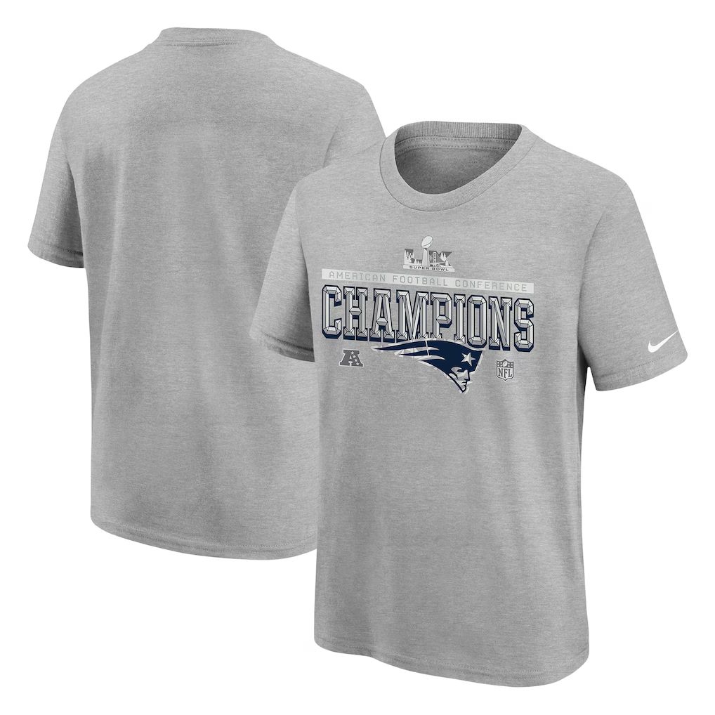 Men 2026 NFL New England Patriots T-shirt grey 07->nfl t-shirts->Sports Accessory
